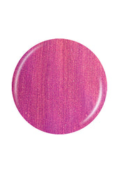 Mauvey shimmery dusty rose circle nail enamel sample color swatch in white background